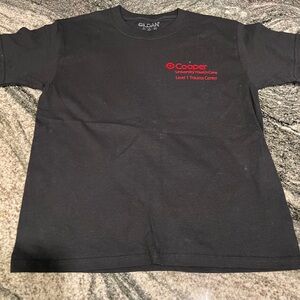 Gildan Kids Cooper Trauma Black Tee  size YS
